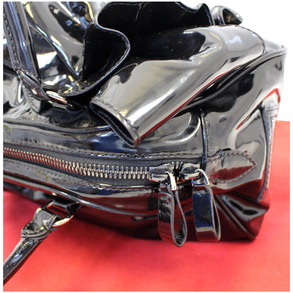 Valentino Shoulder Bag Garavani Lacca Bow - shining black