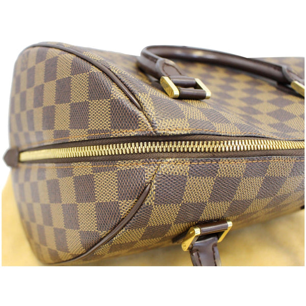 LOUIS VUITTON Ribera MM Damier Ebene Satchel Bag Brown-US