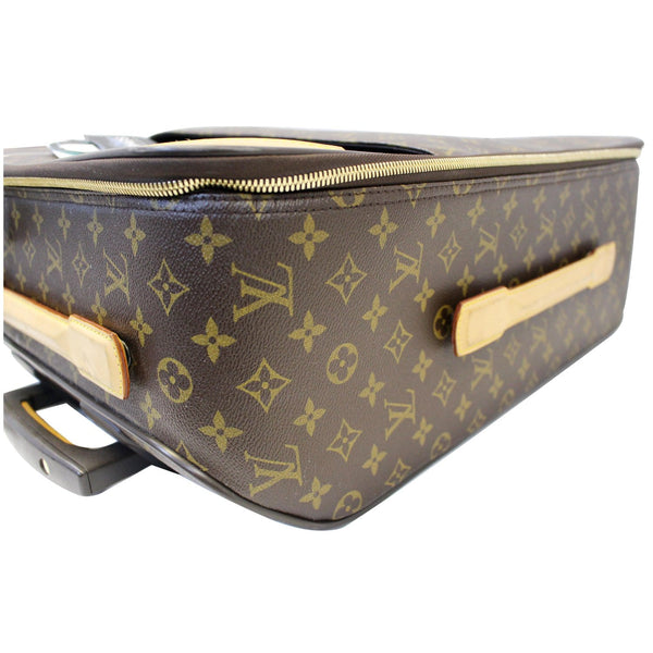 LOUIS VUITTON Pegase 60 Monogram Canvas Business Suitcase Travel Bag