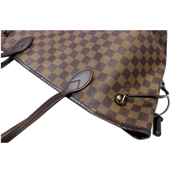 LOUIS VUITTON Neverfull MM Damier Ebene Tote Shoulder Bag-US