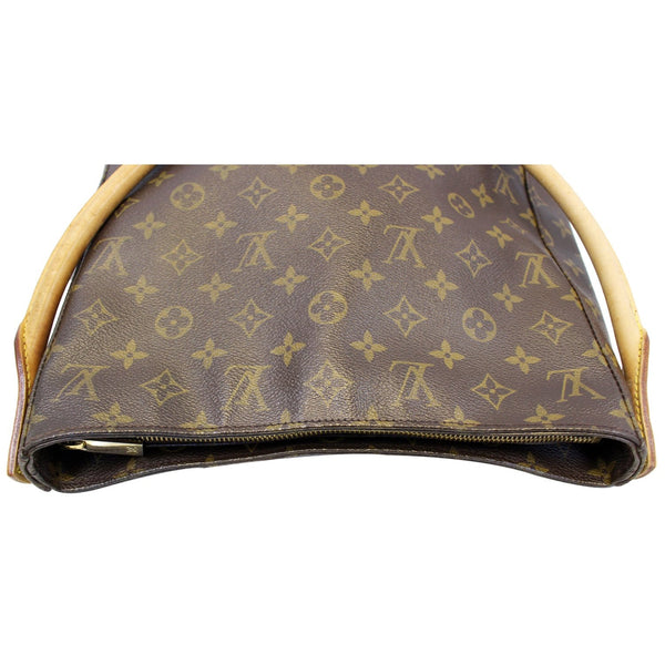 LOUIS VUITTON Monogram Canvas Looping GM Brown Shoulder Bag-US