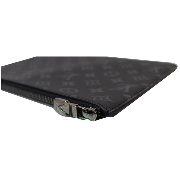 LOUIS VUITTON Pochette Monogram Eclipse Wristlet Black
