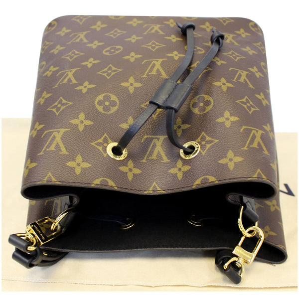 LOUIS VUITTON NeoNoe Monogram Canvas Shoulder Bag Black