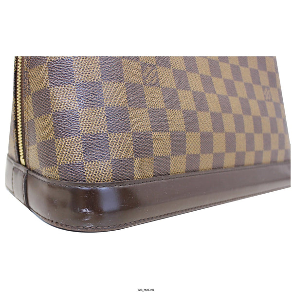 Louis Vuitton Damier Ebene Handbag - Louis Vuitton Alma brown