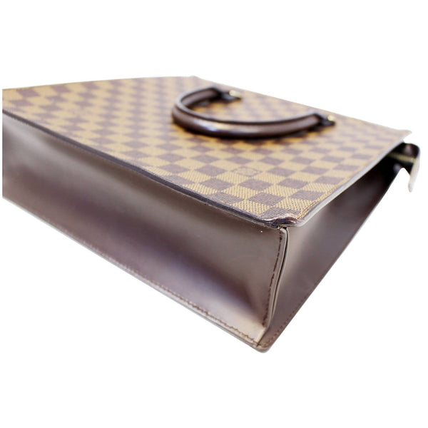 LOUIS VUITTON Damier Canvas Venice Sac-Plat Tote Brown Bag