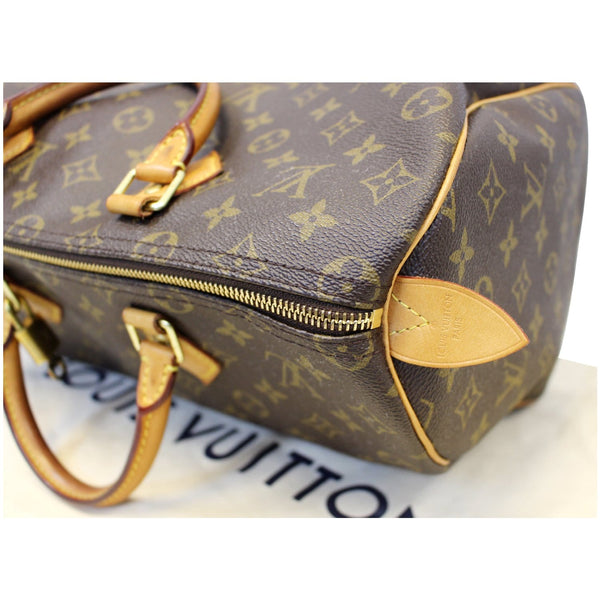 LOUIS VUITTON Speedy 35 Monogram Canvas Satchel Bag-US