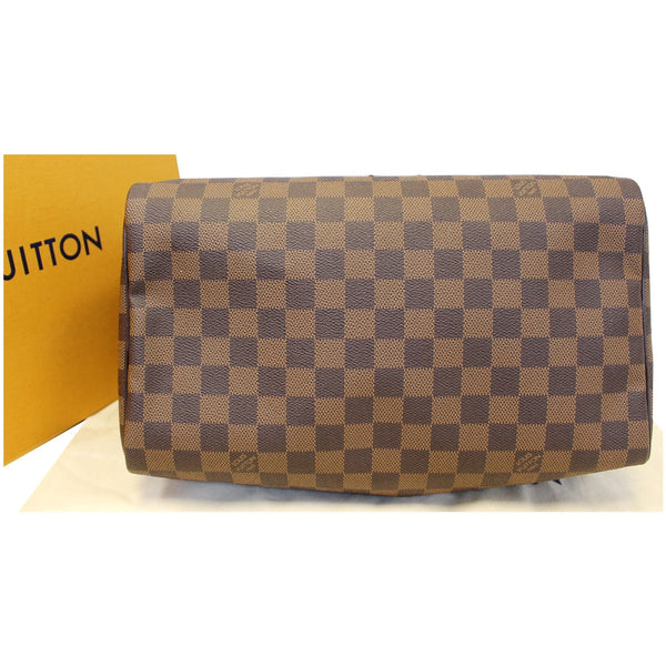 LOUIS VUITTON Speedy 30 Damier Ebene Satchel Bag Brown