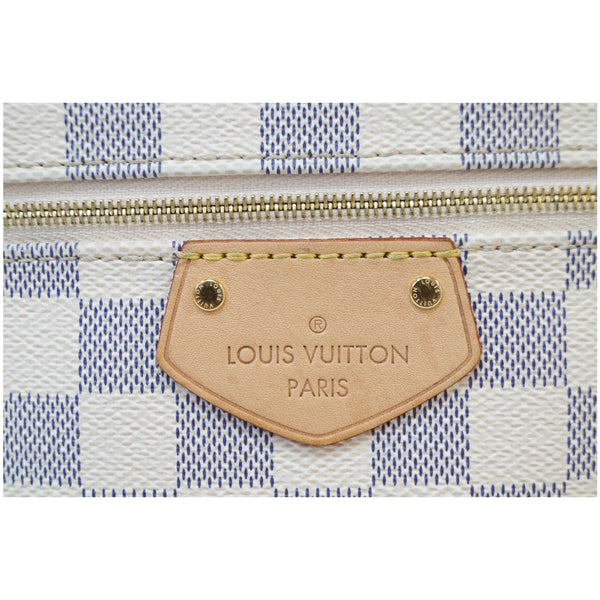 LOUIS VUITTON Iena MM Damier Azur Shoulder Bag White