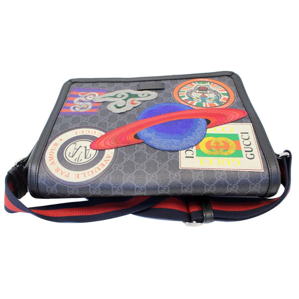 Gucci Messenger Bag Night Courrier GG Supreme Flap - front view