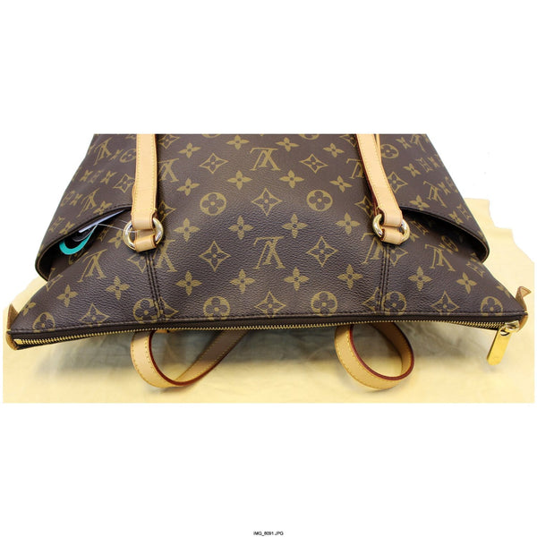 LOUIS VUITTON Totally MM Monogram Canvas Brown Tote Shoulder Bag