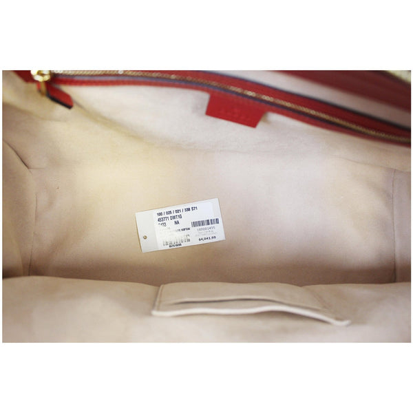 Gucci Shoulder Bag Guccissima Leather - inside view