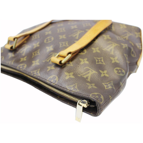 LOUIS VUITTON Cabas Piano Monogram Canvas Shoulder Bag Brown