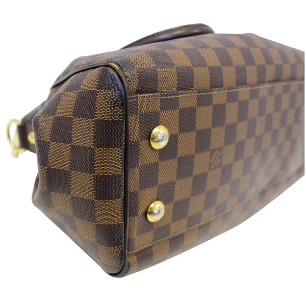 Louis Vuitton Damier Ebene Trevi PM Shoulder Bag Brown - corner
