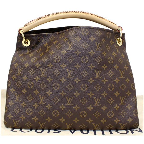 LOUIS VUITTON Artsy MM Monogram Canvas Shoulder Bag Brown