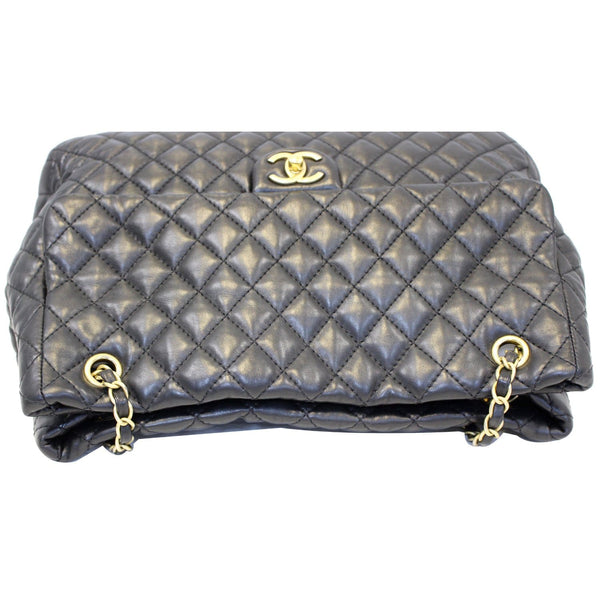 CHANEL Large Shopping Flap Shoulder Bag Black-US
