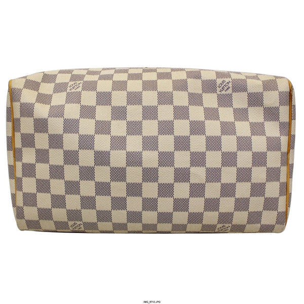 LOUIS VUITTON Speedy 30 Damier Azur Satchel Handbag-US