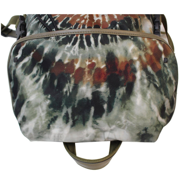 VALENTINO Garavani Tie-dye Flap Top Nylon Backpack Multicolor