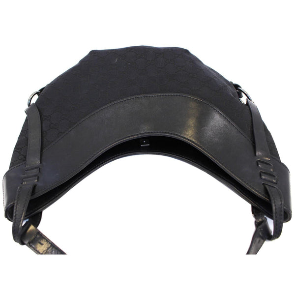 GUCCI GG Canvas Half Moon Black Hobo Bag Black-US