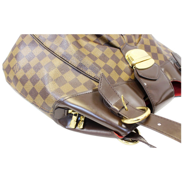 LOUIS VUITTON Sistina GM Damier Ebene Shoulder Handbag-US