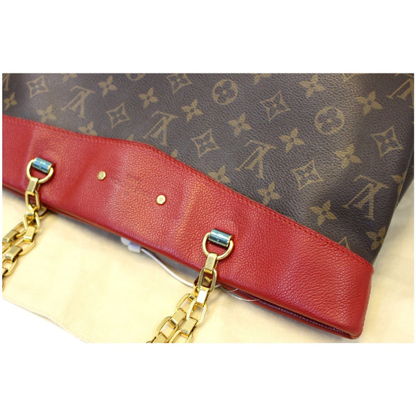 lv Pallas Chain Shopper Monogram Canvas Corner Bag
