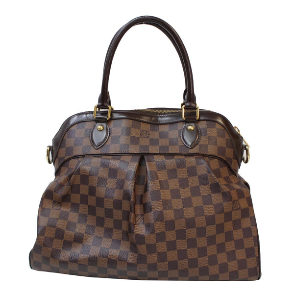 front view LV Trevi GM Damier Ebene 2way Bag