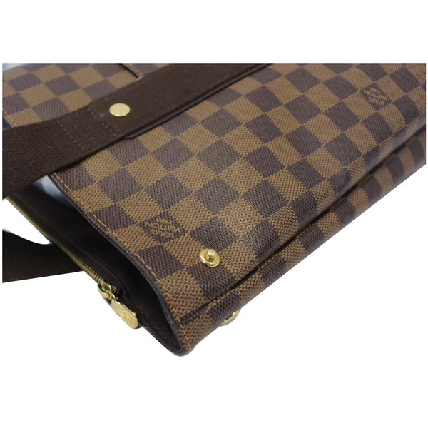 LOUIS VUITTON Cabas Beaubourg Damier Ebene Shoulder Bag Brown