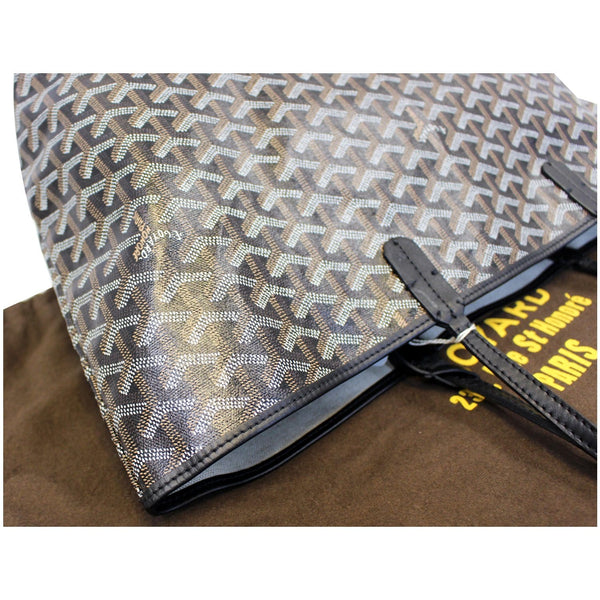 GOYARD Goyardine Saint Louis PM Tote Bag Black-US