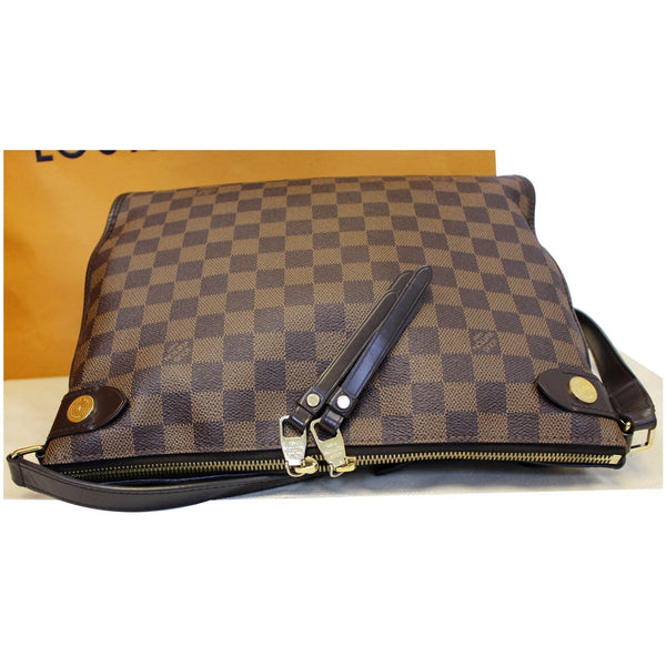 LOUIS VUITTON Duomo Damier Ebene Crossbody Bag Brown