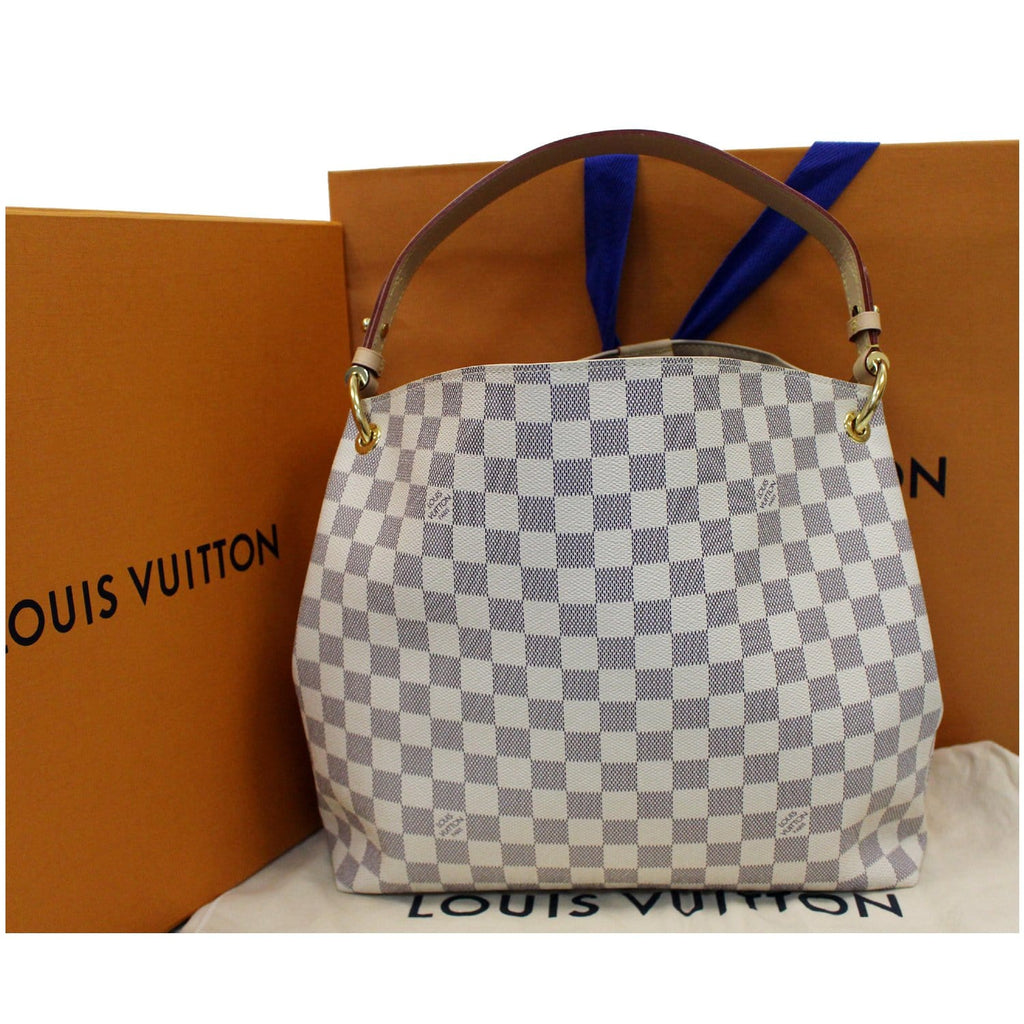 Damier Azur Graceful PM N42249  Louis vuitton handbags, Louis