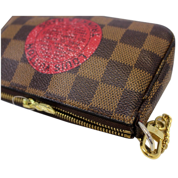 LOUIS VUITTON Trunks and Bags Damier Ebene Mini Pochette Accessories-US