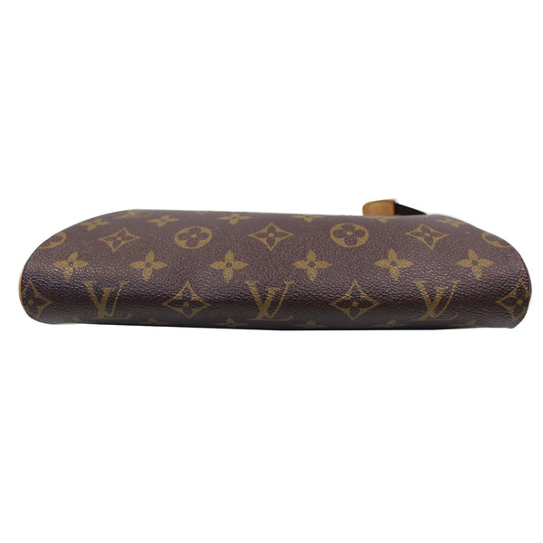 LOUIS VUITTON Pochette Eva Monogram Canvas Clutch Bag Brown