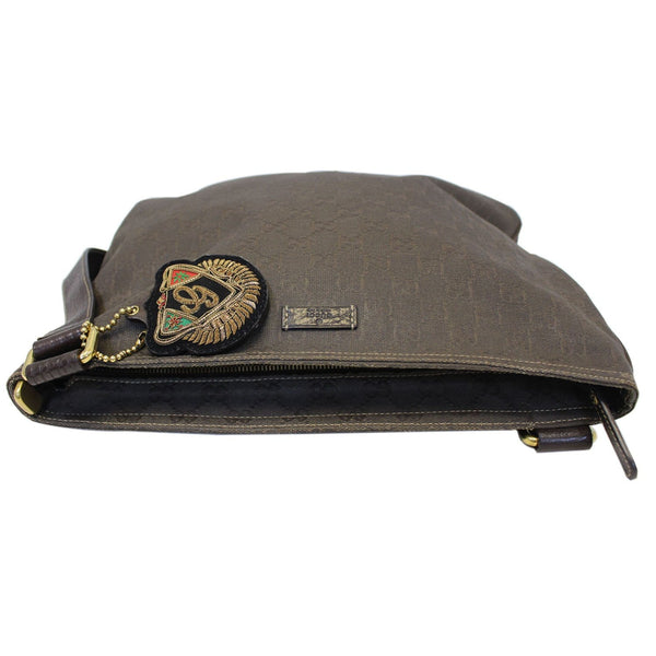 GUCCI GG Canvas Dark Brown Messenger Crossbody Bag-US