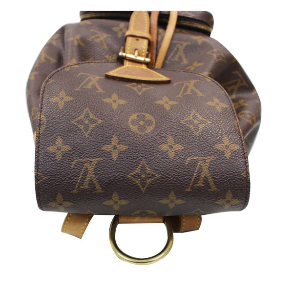 LOUIS VUITTON Montsouris PM Monogram Canvas Backpack Brown