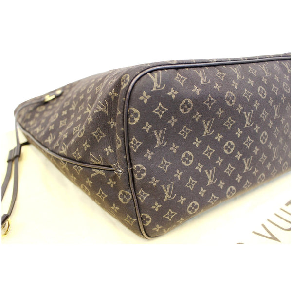 LOUIS VUITTON Neverfull MM Fusain Monogram Idylle Shoulder Bag-US