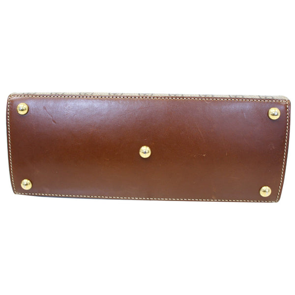 GUCCI Small Padlock GG Supreme Monogram Top Handle Crossbody Bag 45318-US