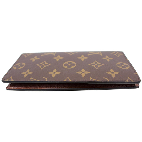 Louis Vuitton Brazza Wallet Monogram Canvas Brown front view