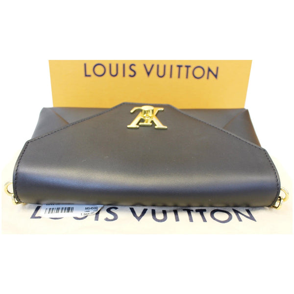 LOUIS VUITTON Love Note Calfskin Leather Shoulder Bag Black-US