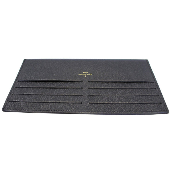 LOUIS VUITTON Leather Insert Wallet for Felicie Black