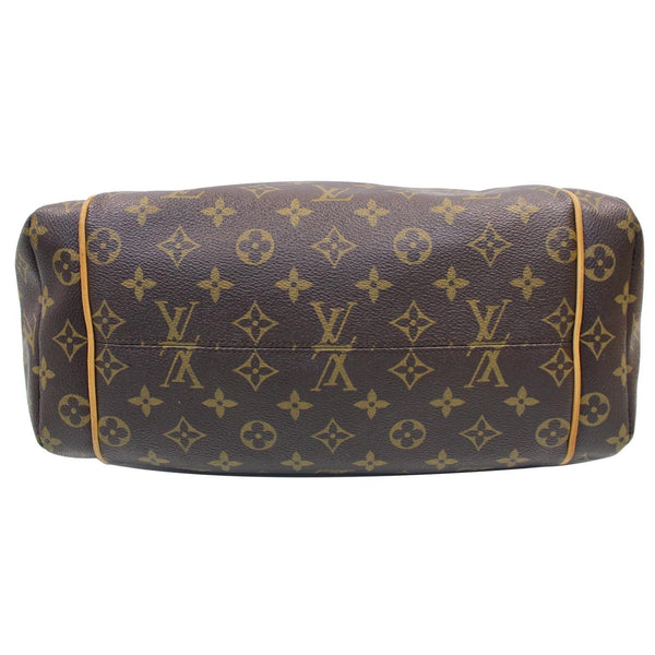 LOUIS VUITTON Totally MM Monogram Canvas Tote Shoulder Bag Brown