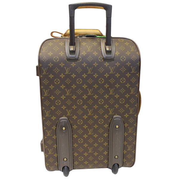 Louis Vuitton Pegase 55 Monogram Canvas Travel Bag back