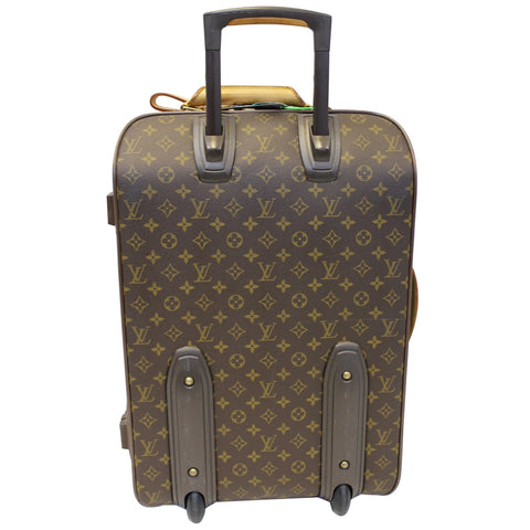 Louis Vuitton Pegase 55 Monogram Canvas Travel Bag back