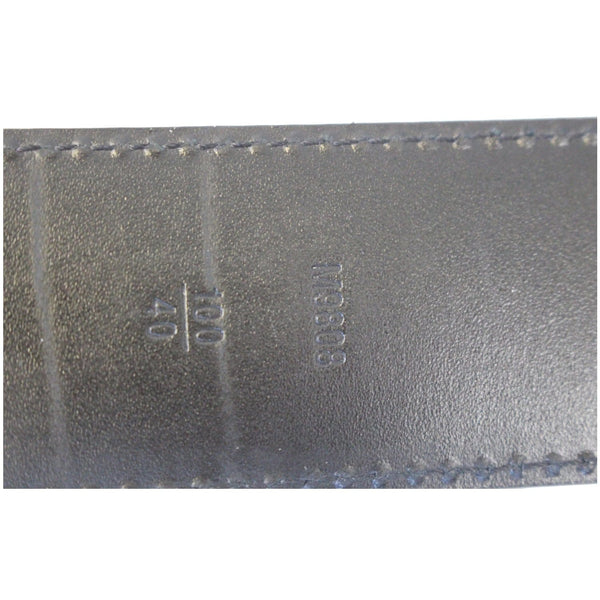 Louis Vuitton Damier Graphite belt - interior