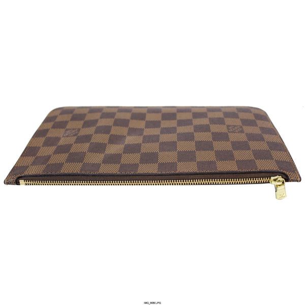 LOUIS VUITTON Pochette Wristlet Pouch Damier Ebene Neverfull MM-US