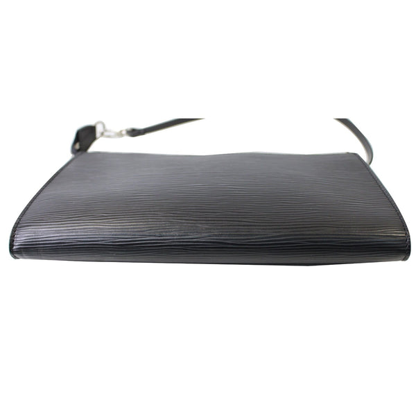 LOUIS VUITTON Pochette Accessoires Epi Leather Pouch Black