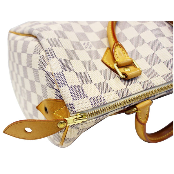 LOUIS VUITTON Damier Azur Speedy 30 Satchel Handbag-US