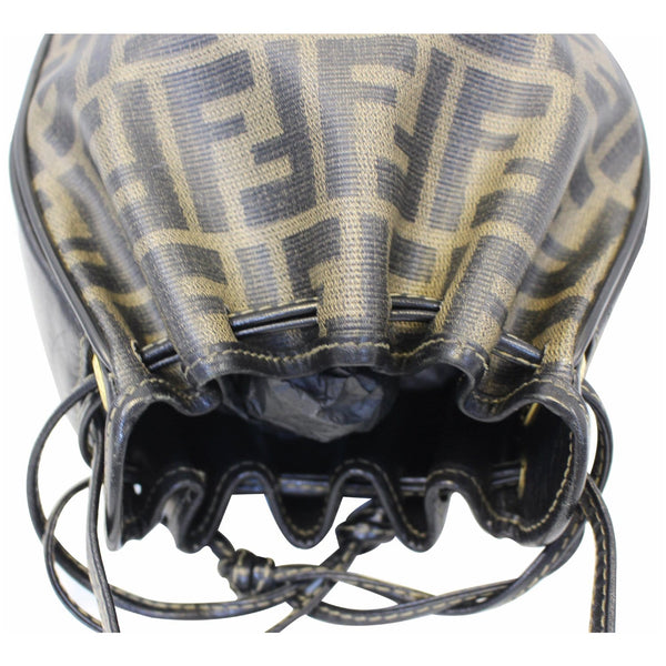 FENDI Drawstring Bucket Crossbody Bag Brown-US