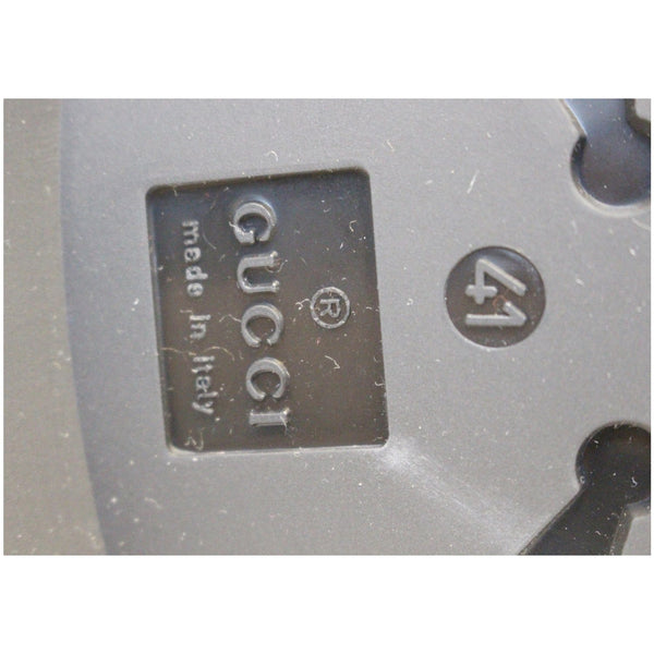 Gucci Flat Rubber Boots GG Supreme Monogram Blooms - logo