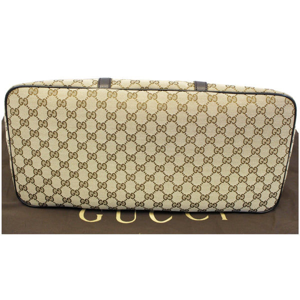 GUCCI GG Canvas Tote Travel Bag Beige-US
