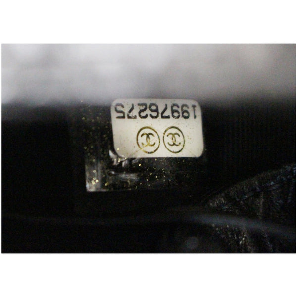 CHANEL Paris Dallas Drawstring Fringe Shoulder Bag Black