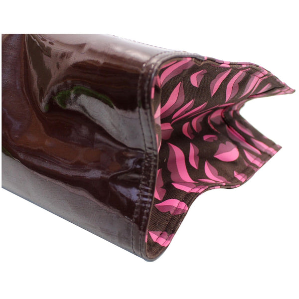 TORY BURCH Ella Lips Collection Patent Leather Tote Pink